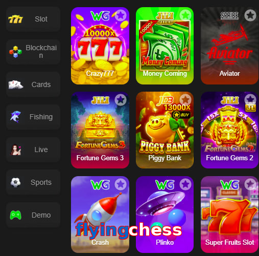Main screen of Flyingchess game page for PK players