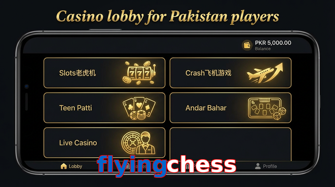 Lobby view of Flyingchess for Pakistan users